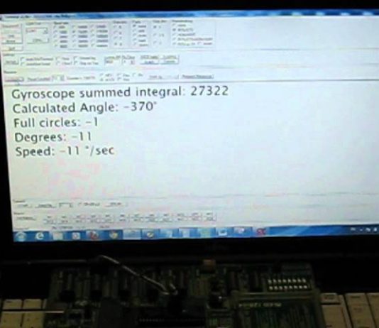 Upotreba žiroskopa za merenje ugaone brzine i trenutne pozicije