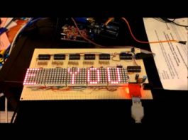 Kako napraviti LED matrični displej upotrebom šift registara?