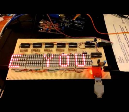 Kako napraviti LED matrični displej upotrebom šift registara?
