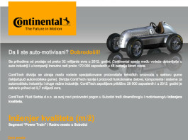 Inženjer kvaliteta, ContiTech Fluid Serbia d.o.o. – Subotica 2 poslovi continental srbija automatika.rs