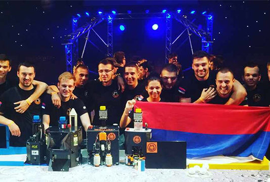 Naši robotičari osvojili drugo mesto na EUROBOT 2017