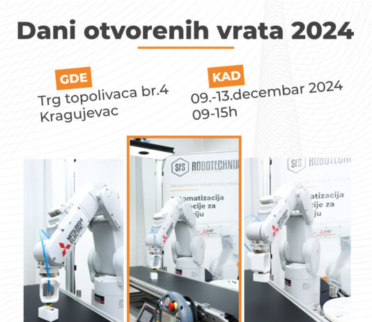 Dani otvorenih vrata u Robotechnik SFS – Mašinska vizija, Pick&Place, Inspekcija kamerom